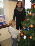 Przed zapaleniem choinki - świąteczne spotkanie w Oddziale dla Dzieci
