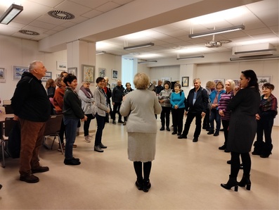 Seniorzy w bibliotece - lutowe spotkania z organizacjami senioralnymi z Brzeska i Krakowa