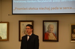 Powiatowy Konkurs Recytatorski poezji Jana Pawła II 